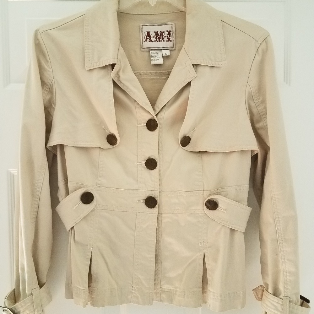 AMI Khaki utility-style jacket